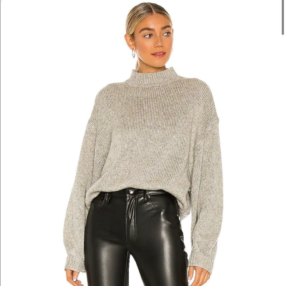 Tried To Warm You Sweater in Heather Grey